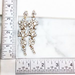 Cherryl's Jewelry - Clear Crystal Rhinestone Special Event Earrings Cherryl's Jewelry - Clear Crystal Rhinestone Special Event Earrings